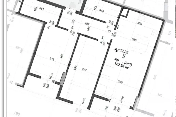 Shtepi ne shitje Apartament ne Tirane, 2+1, Mobilimi Bosh, pa mobiluar, Pagesa 190,000  Euro.