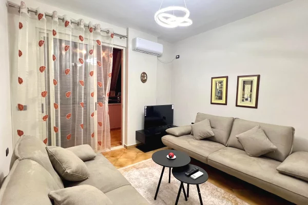 Shtepi me qera Apartament ne Tirane, 1+1, Mobilimi E mobiluar, Pagesa 650  Euro.
