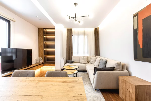 Shtepi me qera Apartament ne Tirane, 1+1, Mobilimi E mobiluar, Pagesa 750  Euro.