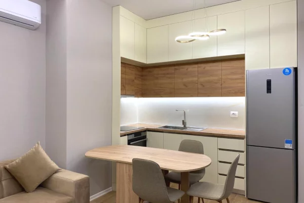 Shtepi me qera Apartament ne Tirane, 1+1, Mobilimi E mobiluar, Pagesa 60,000  Leke.