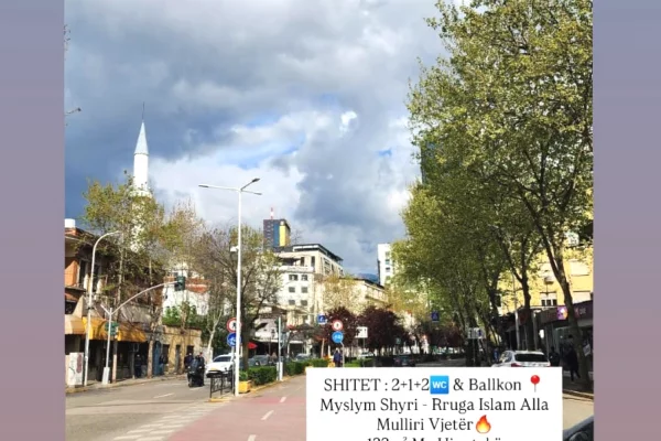 Shtepi ne shitje Apartament ne Tirane, 2+1, Mobilimi E mobiluar, Pagesa 297,000  Euro.