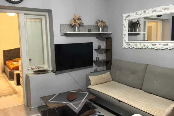 Shtepi me qera Apartament ne Tirane, 1+1, Mobilimi E mobiluar, Pagesa 43,000  Leke.