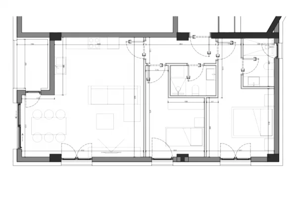 Shtepi ne shitje Apartament ne Himare, 1+1, Mobilimi Bosh, pa mobiluar, Pagesa 224,800  Euro.