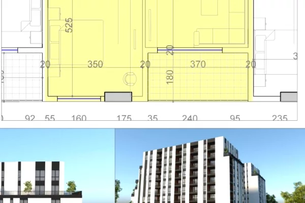 Shtepi ne shitje Apartament ne Tirane, 1+1, Mobilimi Bosh, pa mobiluar, Pagesa 88,000  Euro.