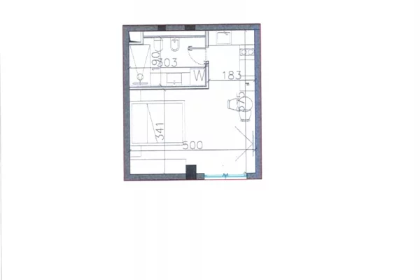 Shtepi ne shitje Apartament ne Himare, Garsoniere, Mobilimi Bosh, pa mobiluar, Pagesa 110,000  Euro.