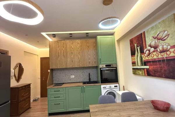 Shtepi me qera Apartament ne Tirane, 1+1, Mobilimi E mobiluar, Pagesa 50,000  Leke.