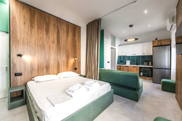 Shtepi me qera Apartament ne Tirane, Garsoniere, Mobilimi E mobiluar, Pagesa 600  Euro.