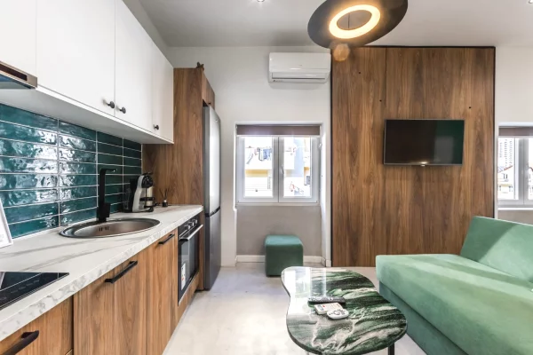 Shtepi me qera Apartament ne Tirane, Garsoniere, Mobilimi E mobiluar, Pagesa 600  Euro.