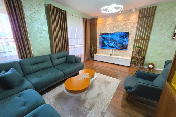 Me Qira Ultra Luxury: Apartament 2+1+1🚾 & 1 Ballkon📍FRESK 109 m² ❤️ Kati 5, Me Pamje Fantastike, Hera parë me Qira (65,000 Leke/Muaj 💸) 🧨