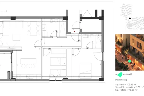 Shtepi ne shitje Apartament ne Himare, 1+1, Mobilimi Bosh, pa mobiluar, Pagesa 235,490  Euro.
