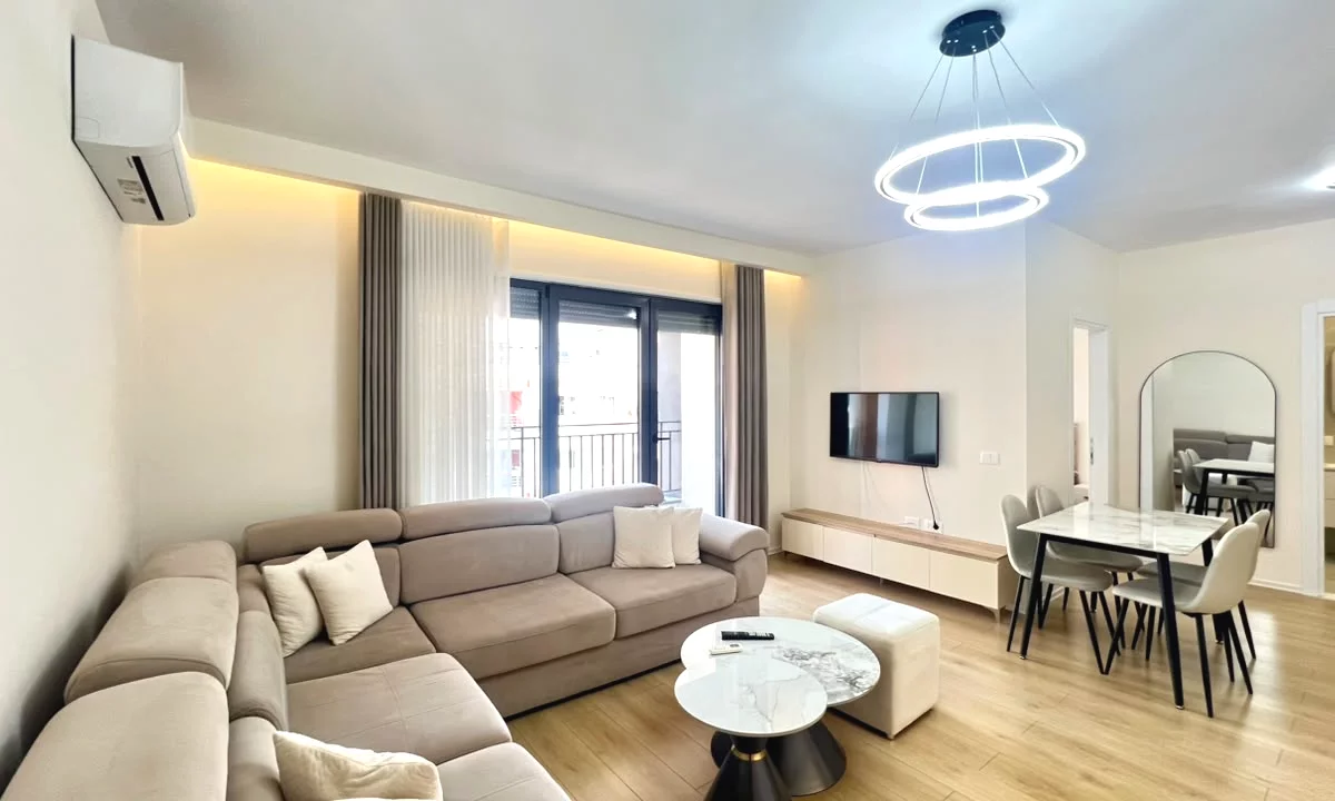 Shtepi me qera Apartament ne Tirane, 1+1, Mobilimi E mobiluar, Pagesa 60,000  Leke.
