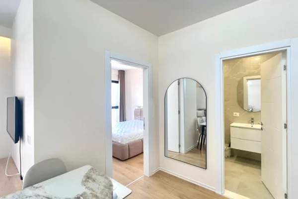 Shtepi me qera Apartament ne Tirane, 1+1, Mobilimi E mobiluar, Pagesa 60,000  Leke.