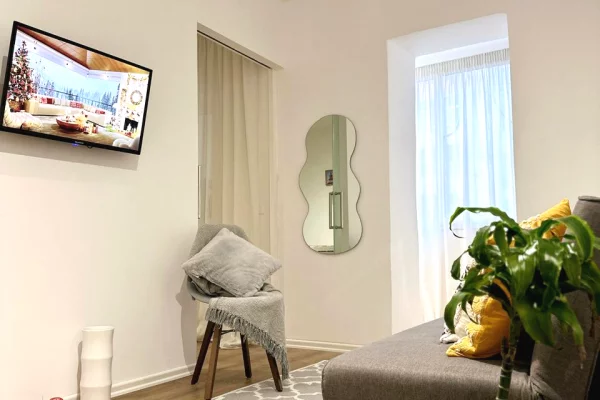 Shtepi me qera Apartament ne Tirane, 1+1, Mobilimi E mobiluar, Pagesa 55,000  Leke.