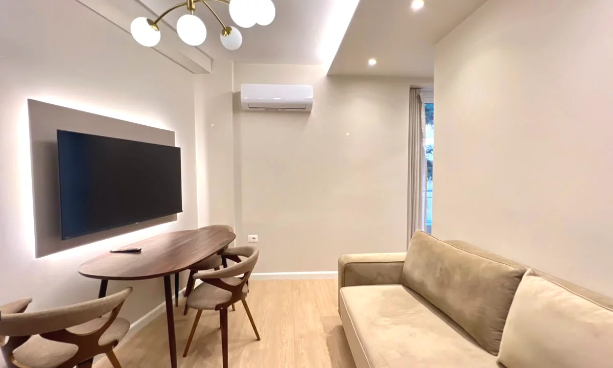 Shtepi me qera Apartament ne Tirane, 1+1, Mobilimi E mobiluar, Pagesa 45,000  Leke.