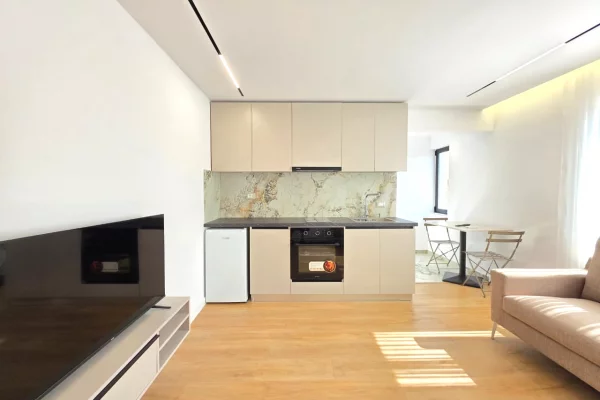 Shtepi ne shitje Apartament ne Tirane, 1+1, Mobilimi E mobiluar, Pagesa 110,000  Euro.