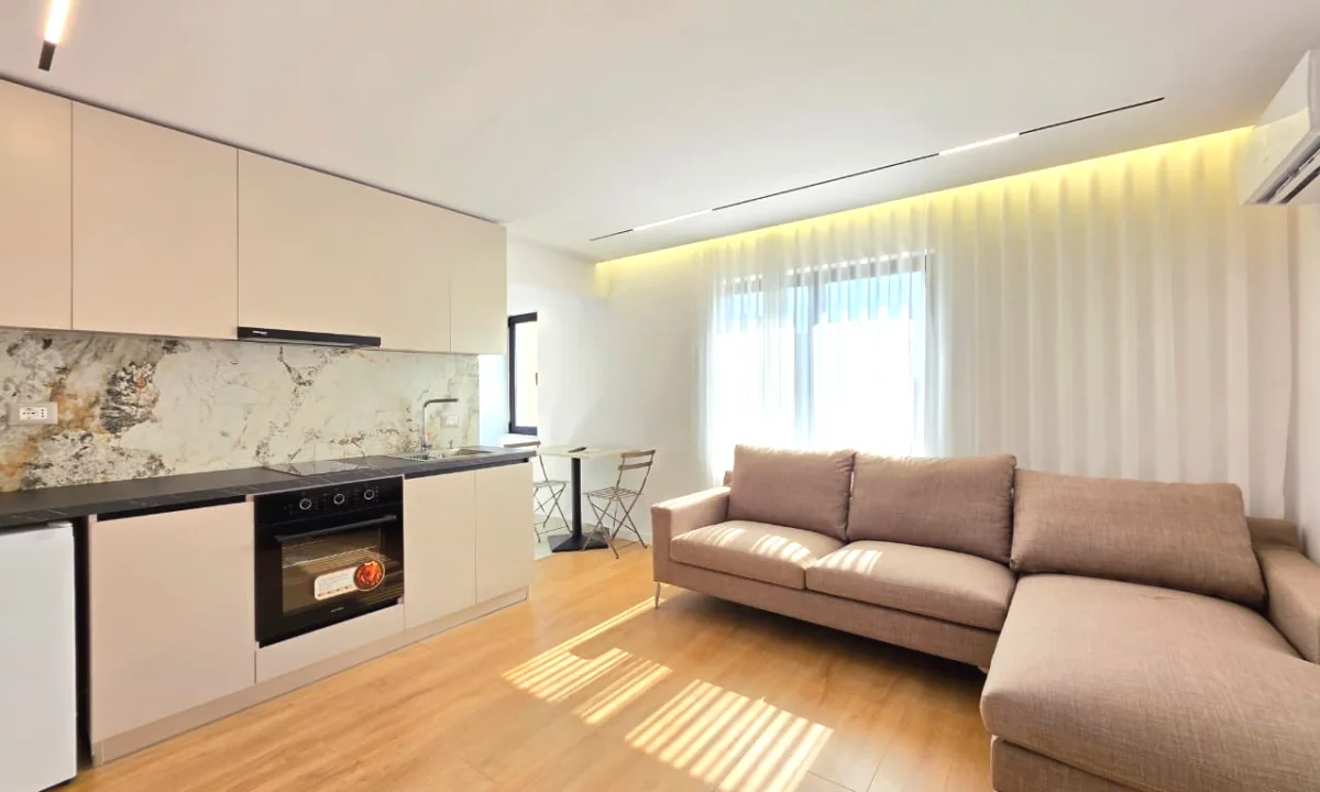 Shtepi ne shitje Apartament ne Tirane, 1+1, Mobilimi E mobiluar, Pagesa 110,000  Euro.