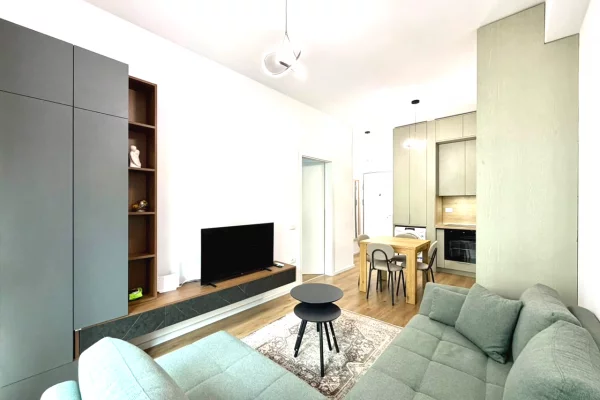 Shtepi me qera Apartament ne Tirane, 1+1, Mobilimi E mobiluar, Pagesa 45,000  Leke.