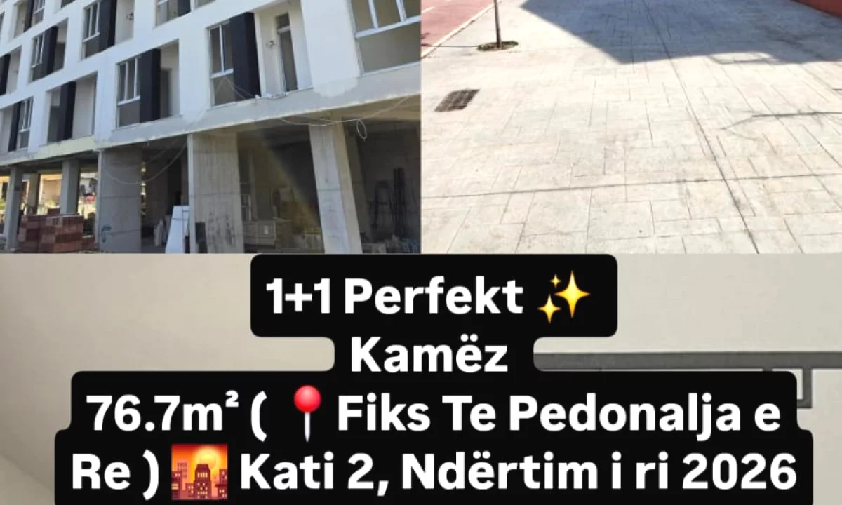 Shtepi ne shitje Apartament ne Tirane, 1+1, Mobilimi Bosh, pa mobiluar, Pagesa 71,000  Euro.