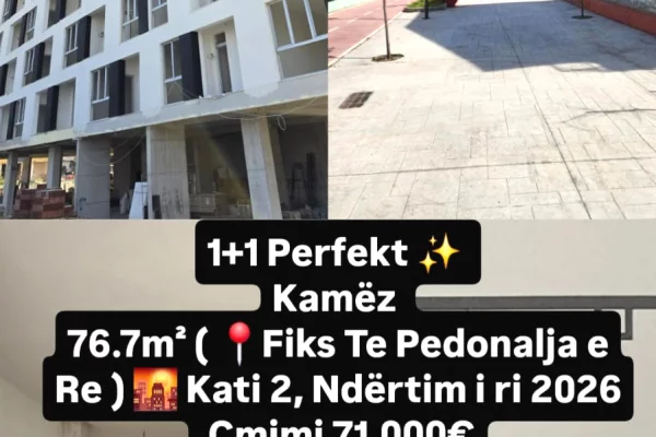 Shtepi ne shitje 1+1 ne Tirane - 71,000 Euro