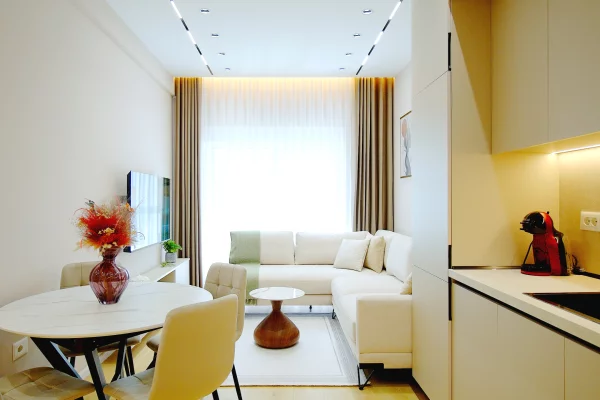 Shtepi ne shitje Apartament ne Tirane, 2+1, Mobilimi E mobiluar, Pagesa 168,000  Euro.