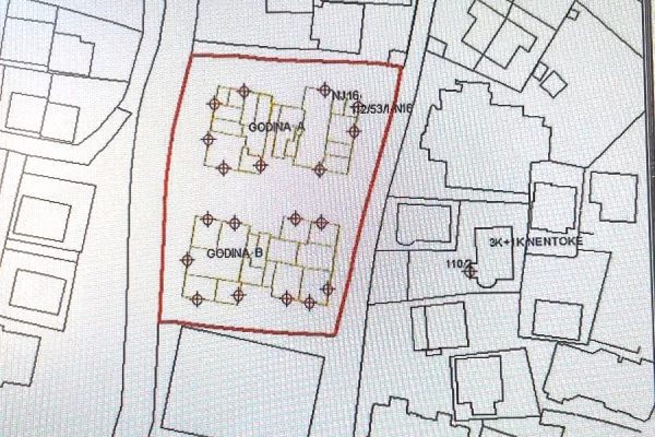 Shitet: Amb i persht. per Zyre ( Selite - Fiks te Rrethi, me pamje) me Verande | S. 19.26m2 || 50,000 Euro