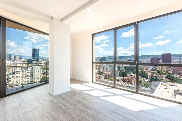 ✨️Me Qera: Elite Office 101 m2 + 1Parkim 2WC🚾 / VERANDE - Kati 12 📍 GOLDEN TOWER (MINE PEZA REZIDENCE) 🌇 890Euro/Muaj 💥