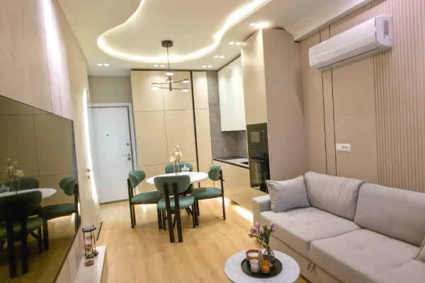 Shtepi me qera Apartament ne Tirane, 1+1, Mobilimi E mobiluar, Pagesa 50,000  Leke.