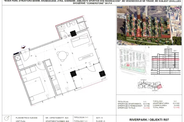 Shtepi ne shitje Apartament ne Tirane, 1+1, Mobilimi Bosh, pa mobiluar, Pagesa 93,000  Euro.