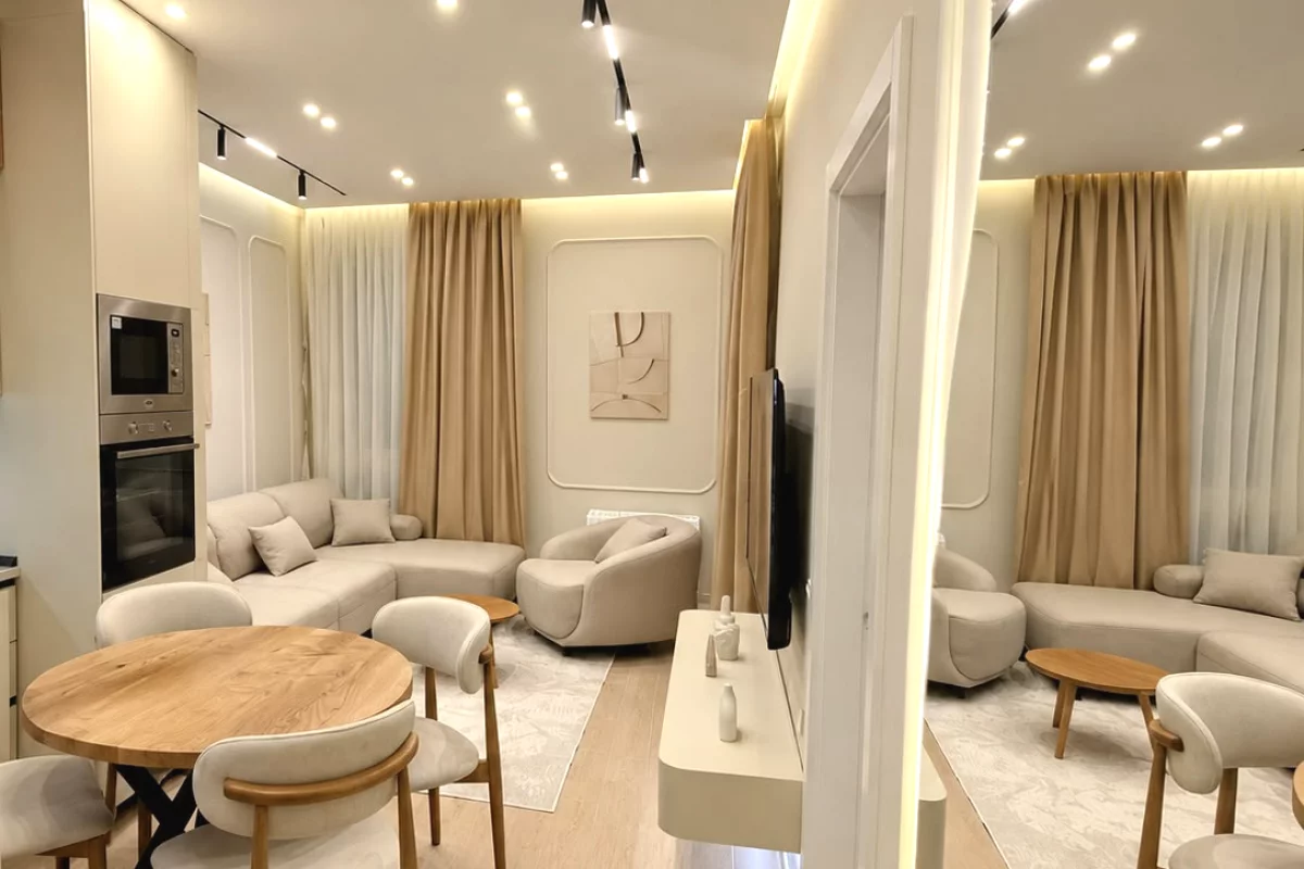 Shtepi me qera Apartament ne Tirane, 1+1, Mobilimi E mobiluar, Pagesa 70,000  Leke.