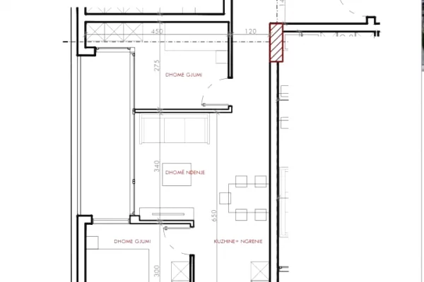 Apartment for sale in Tirana 2+1, Emty