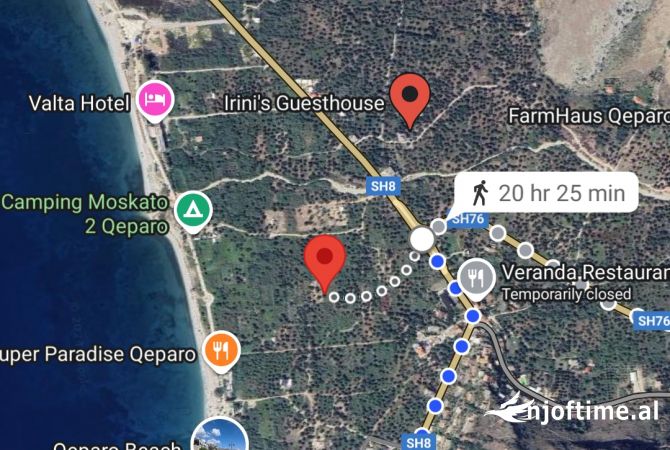 Truall ose Toke ne Himare - 210,000 Euro