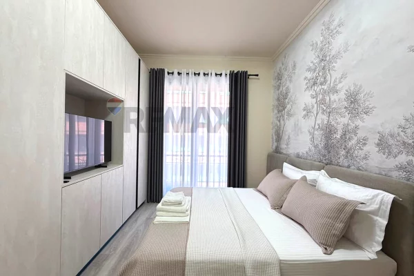 Shtepi me qera Apartament ne Tirane, 1+1, Mobilimi E mobiluar, Pagesa 120,000  Leke.