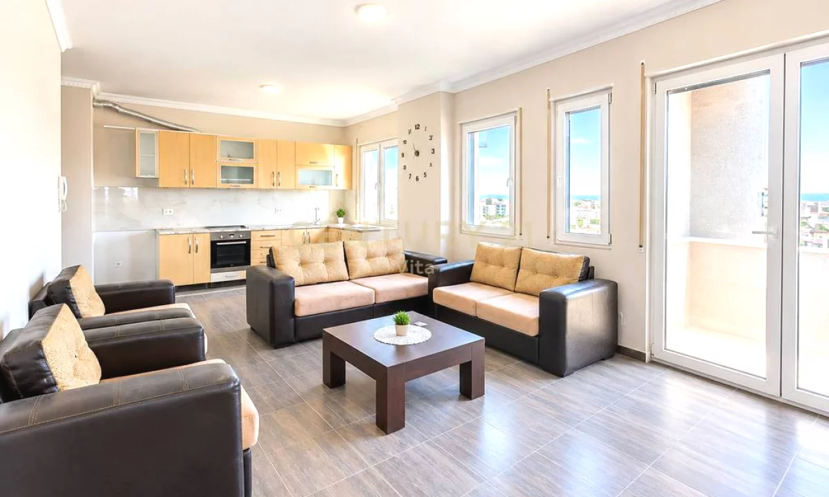 Shtepi ne shitje Apartament ne Durres, 2+1, Mobilimi Pjeserisht e mobiluar, Pagesa 185,968  Euro.