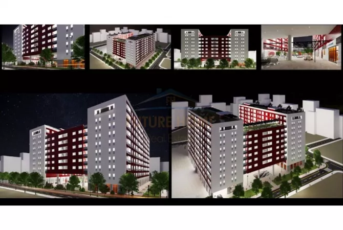 Apartament 1+1 për Shitje  në rrugen Ndre Mjeda ne zonen e ish Parkut te autobuzave.