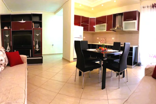 Shtepi me qera Apartament ne Vlore, 1+1, Mobilimi E mobiluar, Pagesa 40,000  Leke.