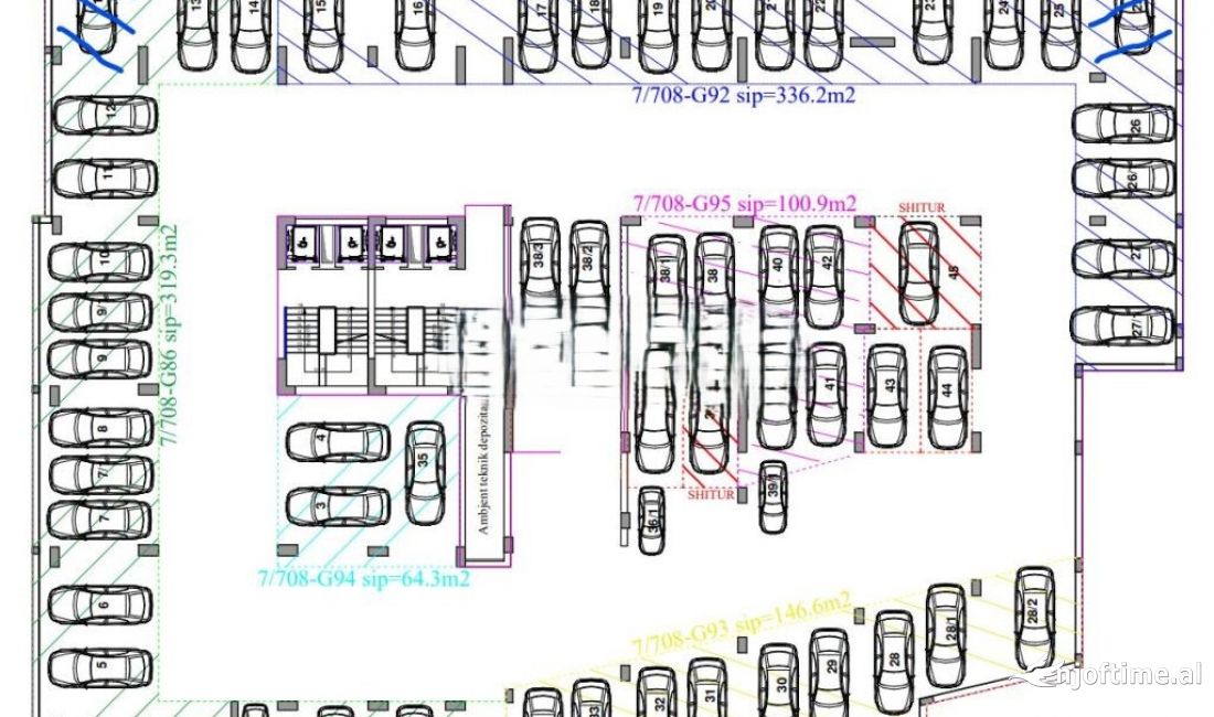 57 Poste Parkimi per shitje te Rruga e Kosovareve 40,000 Euro