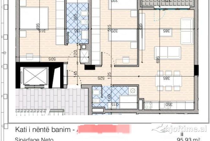 Apartament Ne Shitje 2+1+2 ne Don Bosko (ID B120587) Tirane.