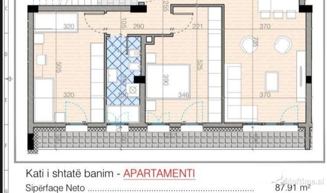 Appartamento in vendita a Tirana 2+1, Vuoto