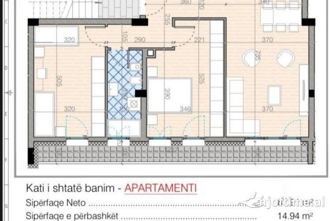Apartament Ne Shitje 2+1 ne Don Bosko (ID B120590) Tirane.