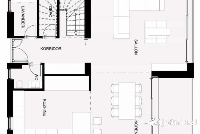 Appartamento in vendita a Tirana 3+1, Vuoto