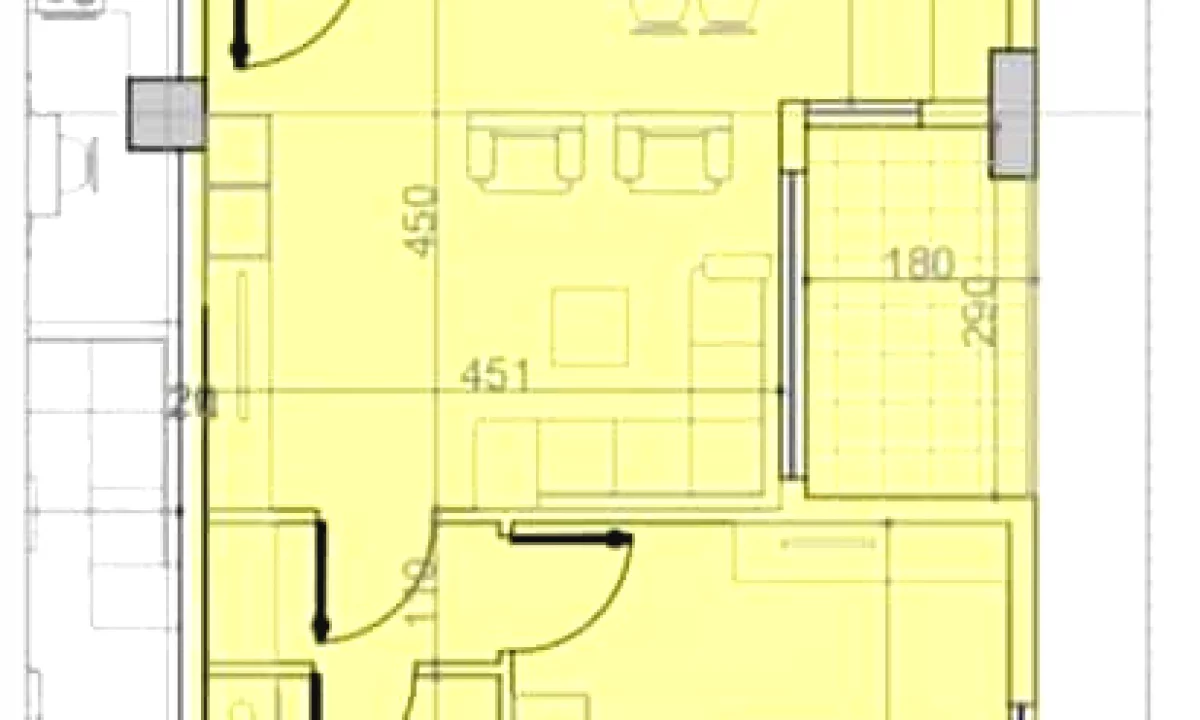 Appartamento in vendita a Tirana 1+1, Vuoto