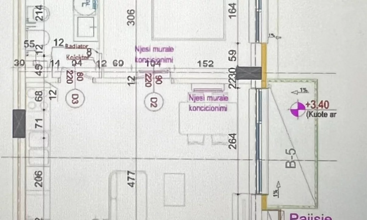 Appartamento in vendita a Tirana 1+1, Vuoto