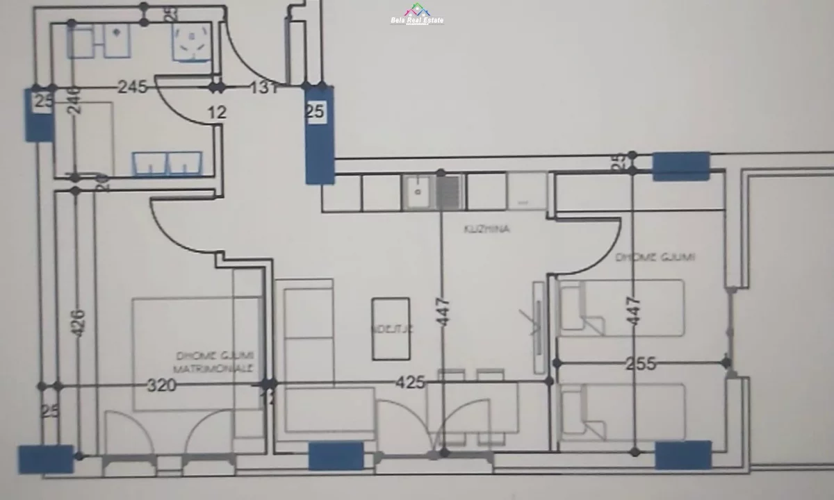 Appartamento in vendita a Tirana 2+1, Vuoto