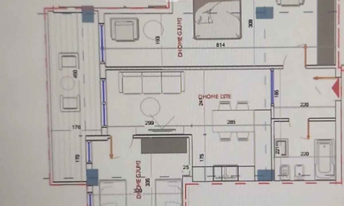 Appartamento in vendita a Durazzo 2+1, Vuoto