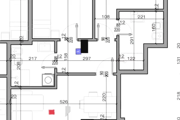 Apartament Ne Shitje 2+1 Ne Fresk ( ID B120795) Tirane