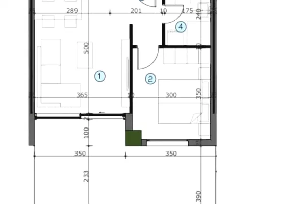 House for Sale 1+1 in Tirana - 117,000 Euro