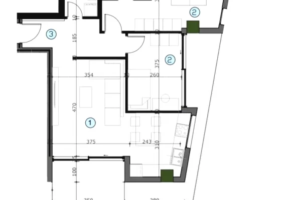 House for Sale 2+1 in Tirana - 176,000 Euro