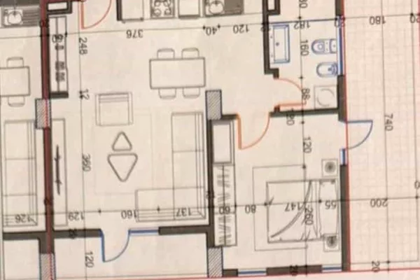 House for Sale 1+1 in Tirana - 73,000 Euro