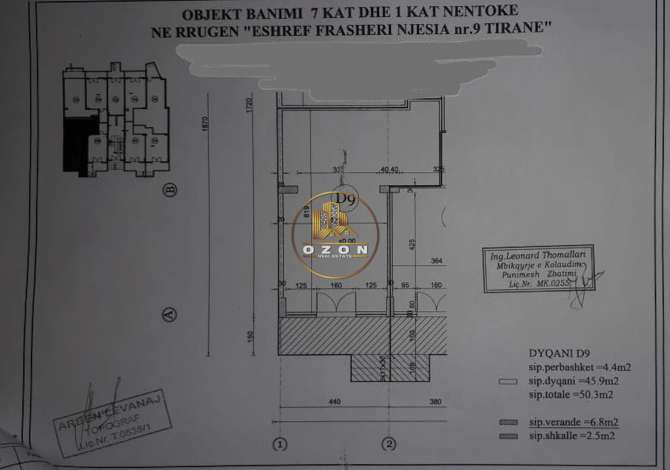 Business Property in Sale 1+1 in Tirana - 90,000 Euro