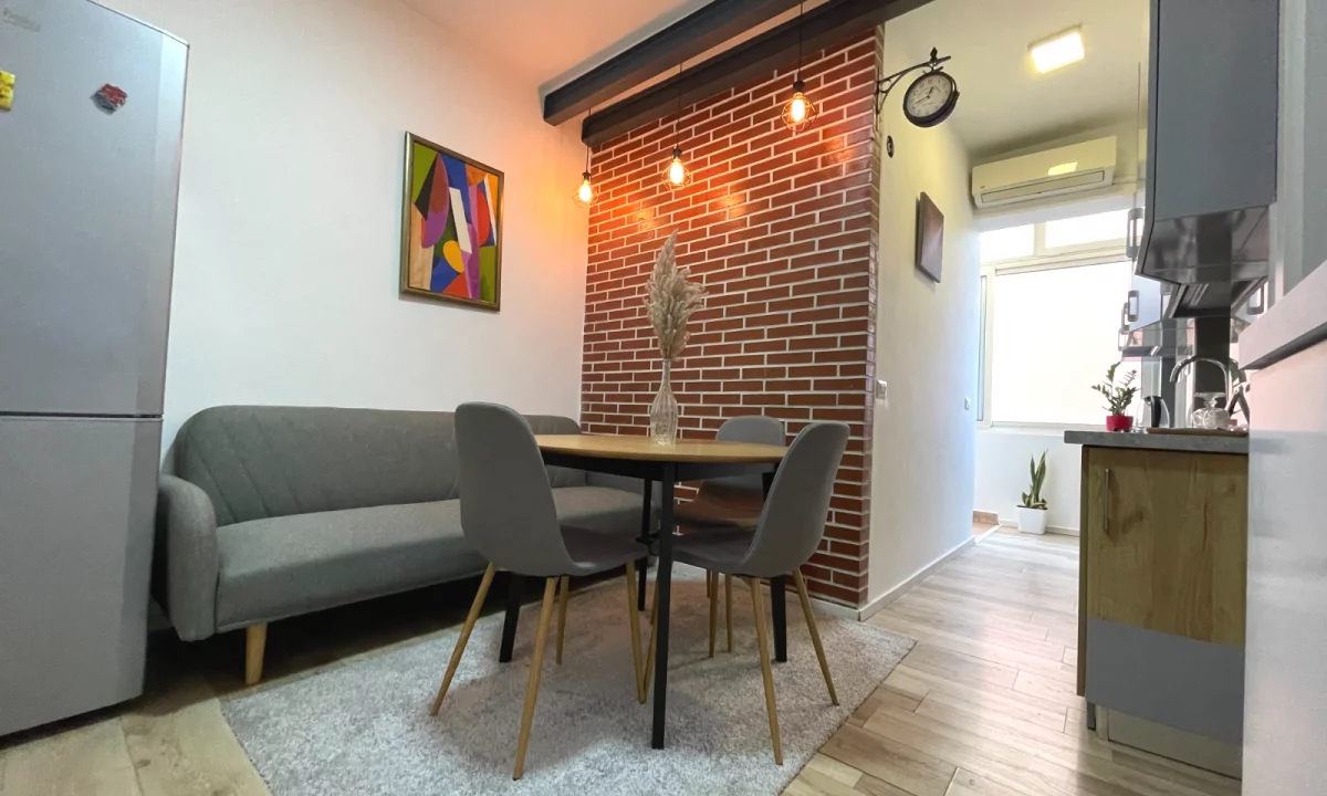 Shtepi me qera Apartament ne Tirane, 1+1, Mobilimi E mobiluar, Pagesa 600  Euro.